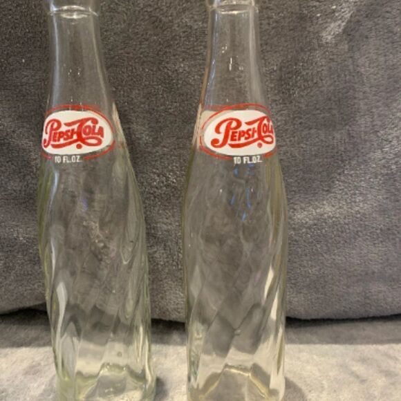 ANTIQUE 1960’s swirl Pepsi Cola bottle - Picture 3 of 3